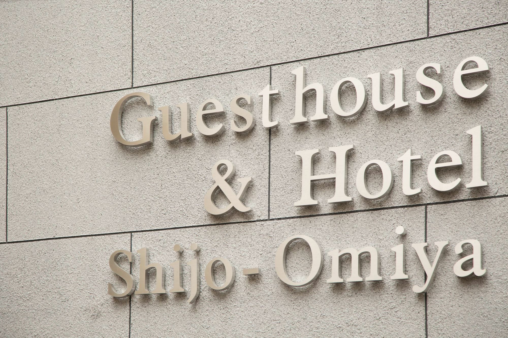 Shijo Omiya Guesthouse And Hotel Quioto Exterior foto